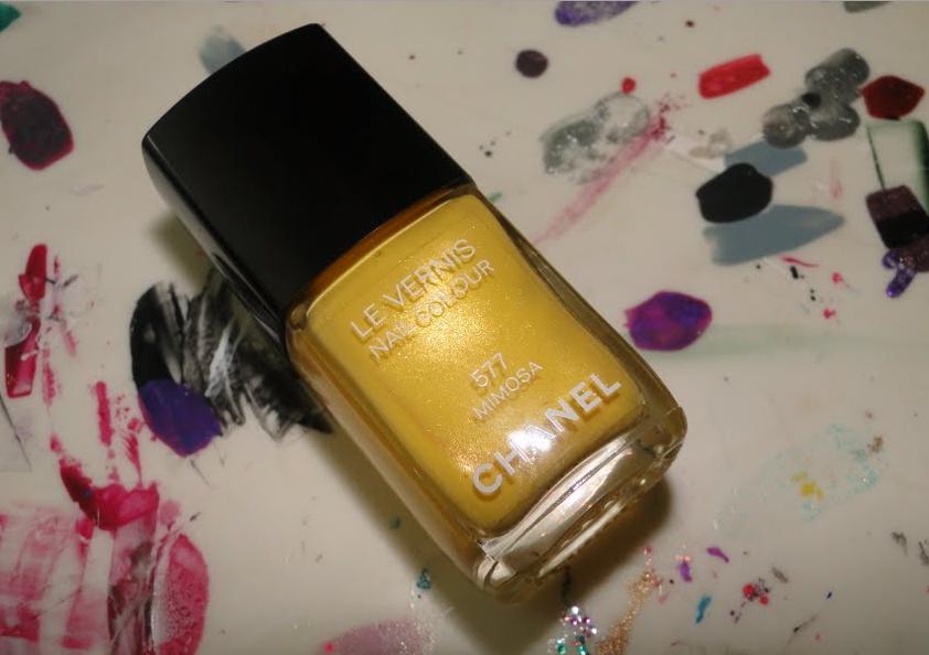 Review & Swatches) Chanel's Mimosa Nail Lacquer for Summer 2011
