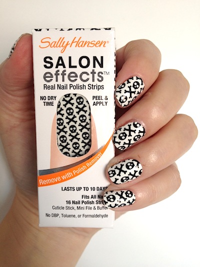 Makeup Review, Photos, Swatches: Sally Hansen Salon Effects Real Nail  Polish Strips - Great Halloween Looks 
