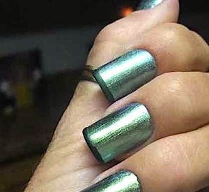Top 10 Nail Polish Trends 2013, Swatches: Two-Tone French Manicures, Metallics, Half-Moon, Holographic Top 10 Nail Polish Trends 2013, Swatches: Two-Tone French Manicures, Metallics, Half-Moon, Holographic